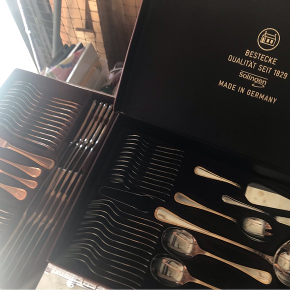 Bestecke 72 piece 2324 k gold 10/18 in a briefcase! Made in Germany - Picture 4 of 4